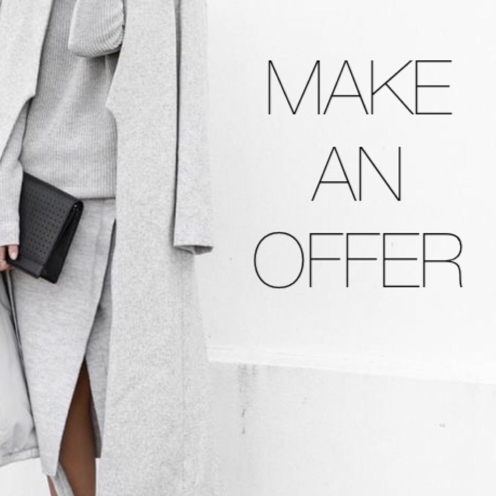 Like the item but not the price? Make an offer!